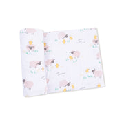 Bamboo Swaddle Blanket - Just Hatched - Pink