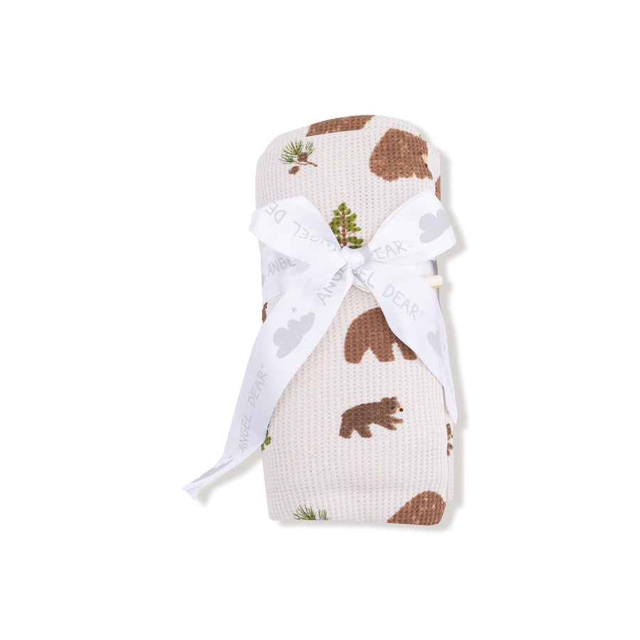 Bamboo Swaddle Blanket - Sweet  Brown Bears