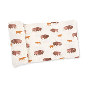 Bamboo Swaddle Blanket - American Buffalo