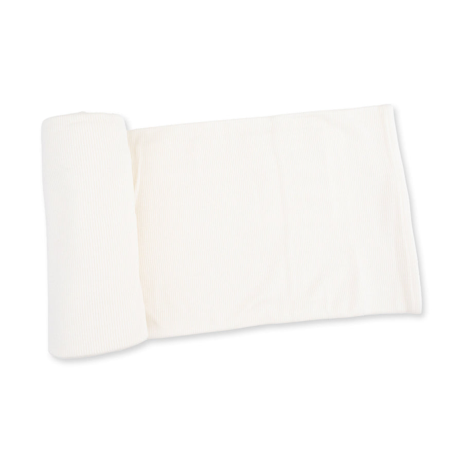 Bamboo Swaddle Blanket - Solid Snow White
