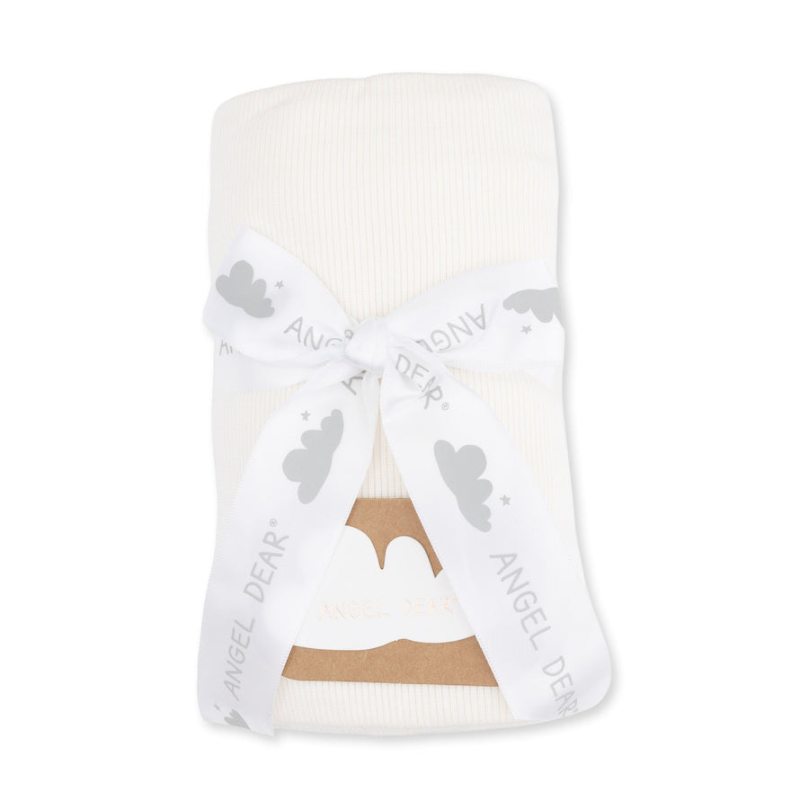 Bamboo Swaddle Blanket - Solid Snow White