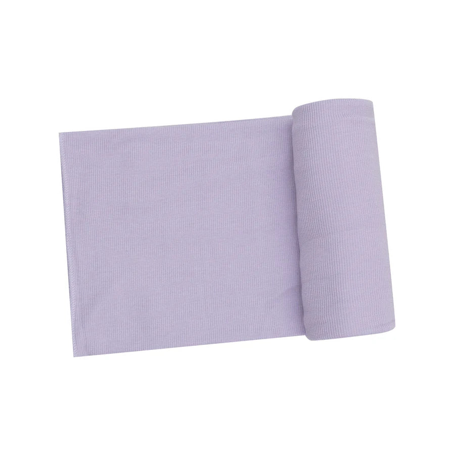 Ribbed Swaddle Blanket - Orchid Petal