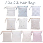 Dual-Compartment Wet/Dry Bag with Mesh Pocket - Various Patterns
