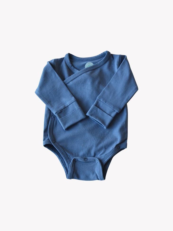 Grow With Me KImono Onesie - Midnight