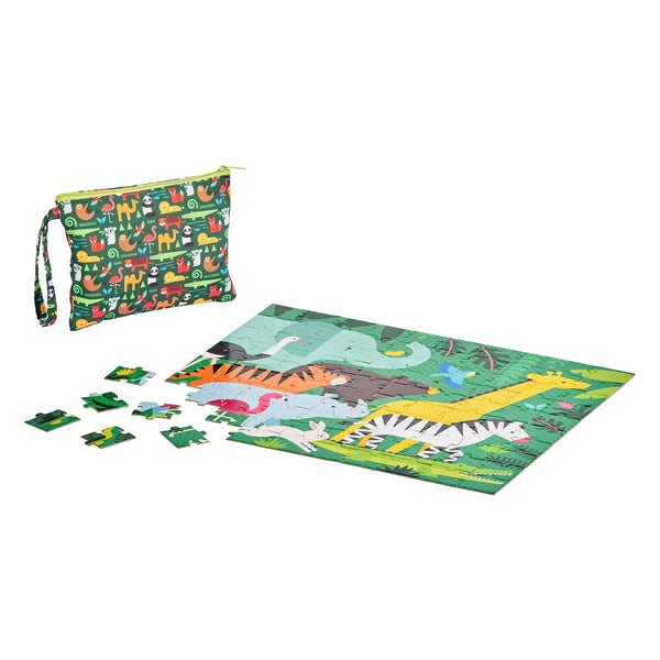 Two Sided On-The-Go Puzzle - Animal Menagerie