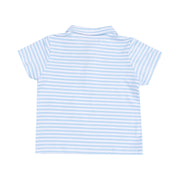 Polo Shirt and Muslin Short Set - Golf Applique