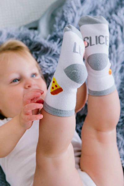 Daddy & Me Matching Pizza Sock Set