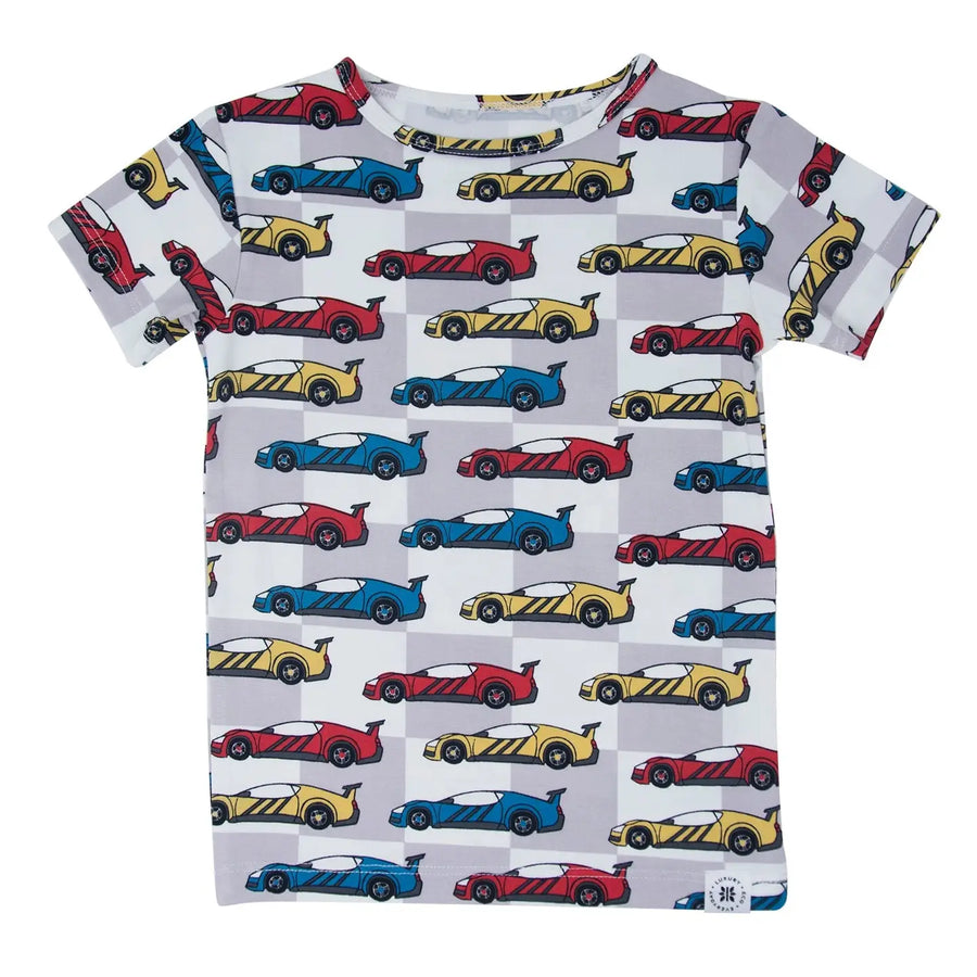 Short Sleeve Pajamas - Matchbox Cars