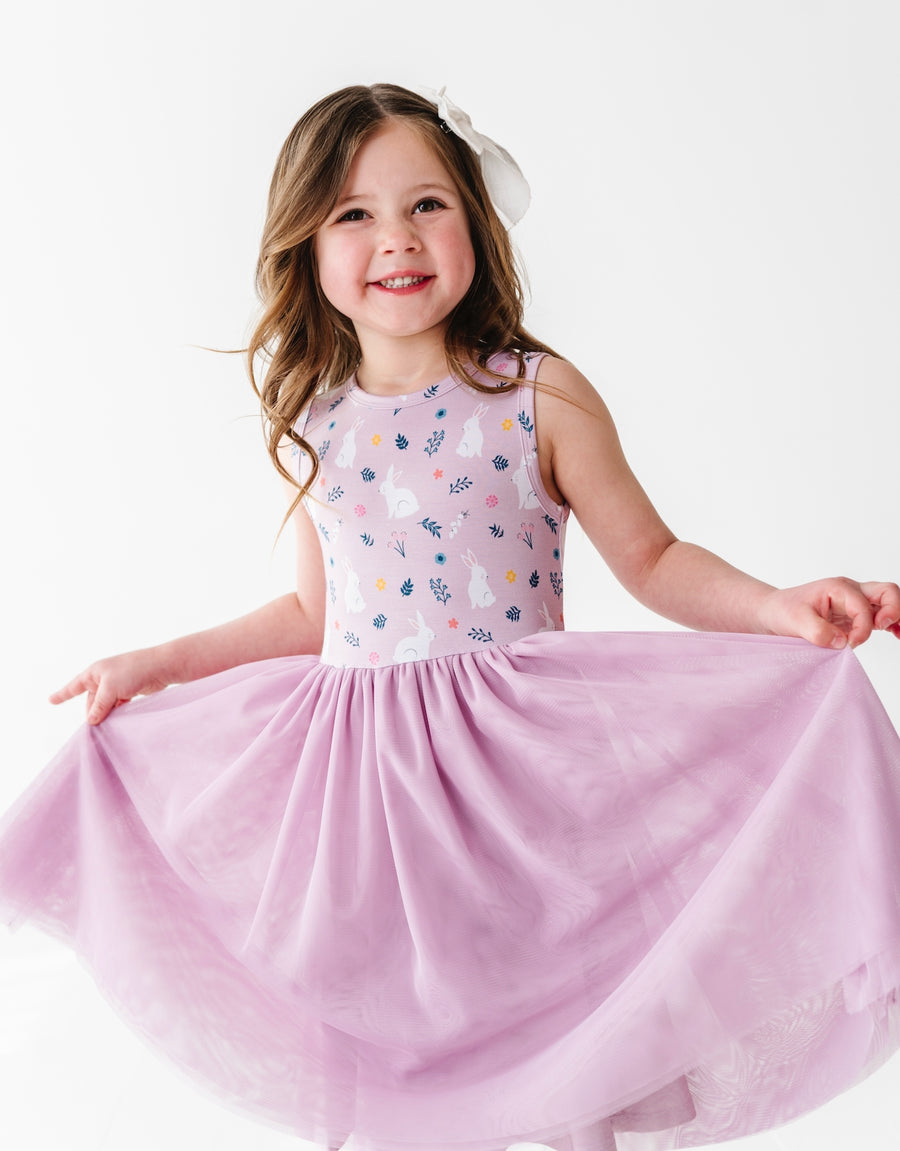 Bamboo + Tulle Dress - Belle Bunny