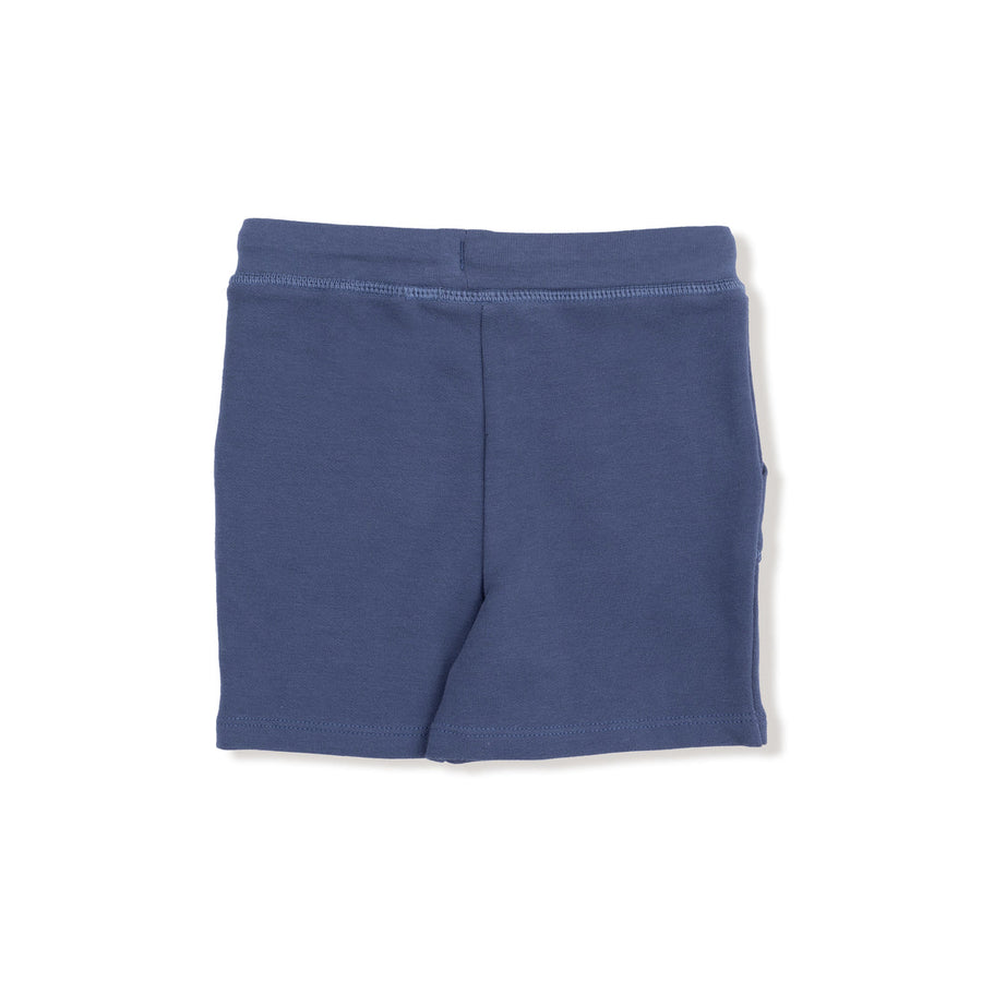 French Terry Sport Short - Vintage Indigo
