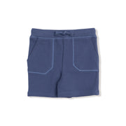 French Terry Sport Short - Vintage Indigo
