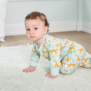 Grow With Me '2-Way' Zipper Romper - Leopard