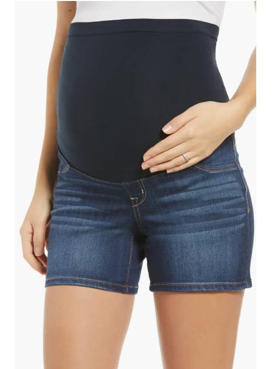 Ziggy Maternity Jean Shorts - 5"