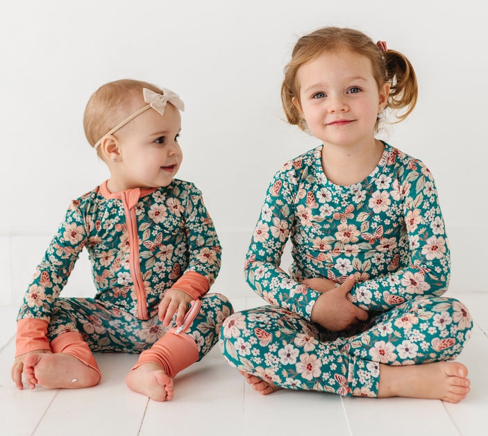 Two Piece Pajama Set - Juniper