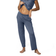 Davy Ultra Soft Maternity & Nursing Pajamas Sleepwear Set - Slate Blue