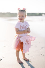 Little Sister Onesie - Pink