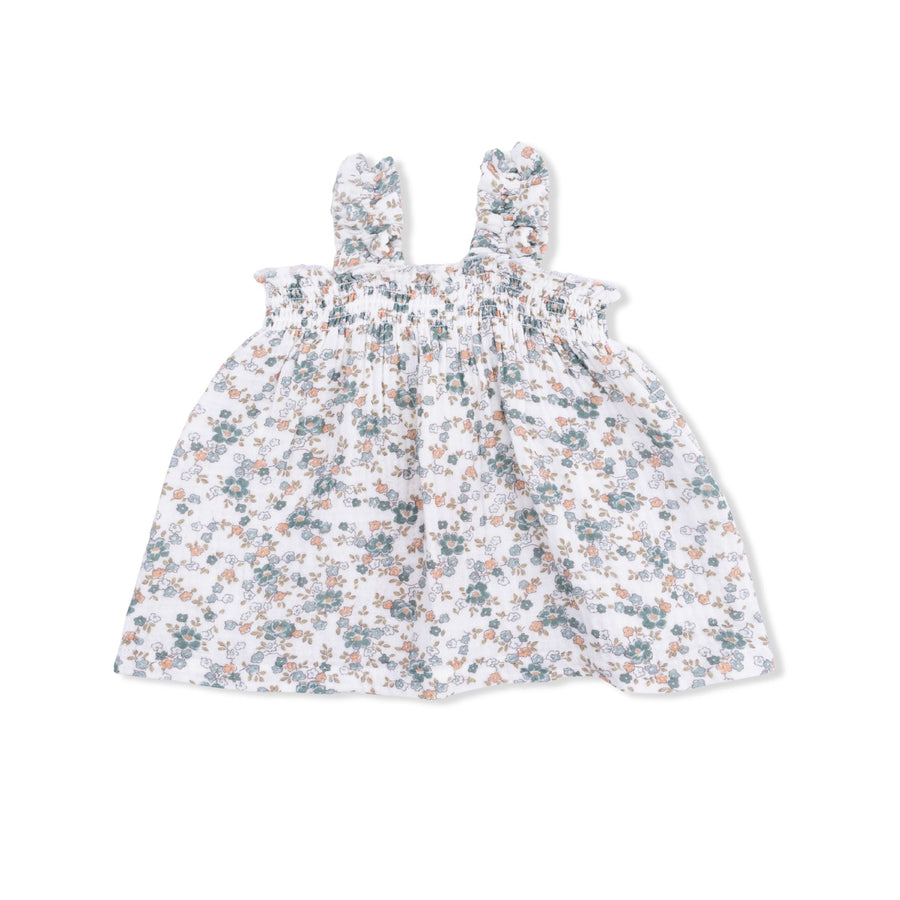 Ruffly Strap Top and Bloomer - Camille Floral