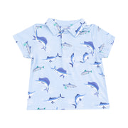 Polo Shirt and Casual Short Set - Deep Sea Fishing