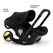 Doona Infant Convertible Car Seat and Stroller - Midnight Edition