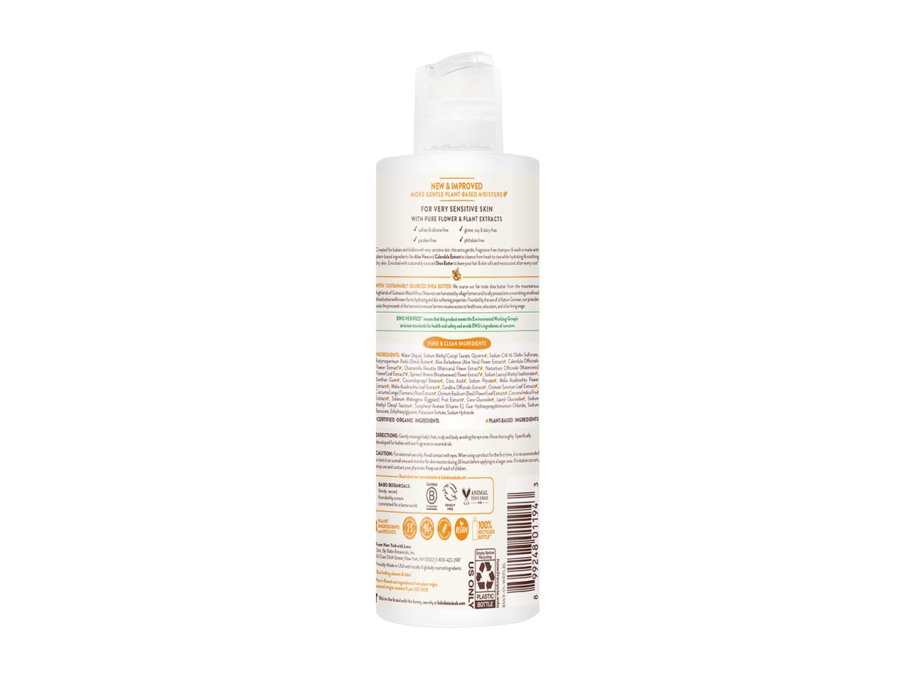 Sensitive Baby Shampoo & Wash