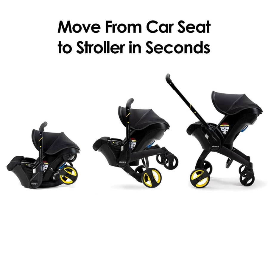 Doona Infant Convertible Car Seat and Stroller - Midnight Edition