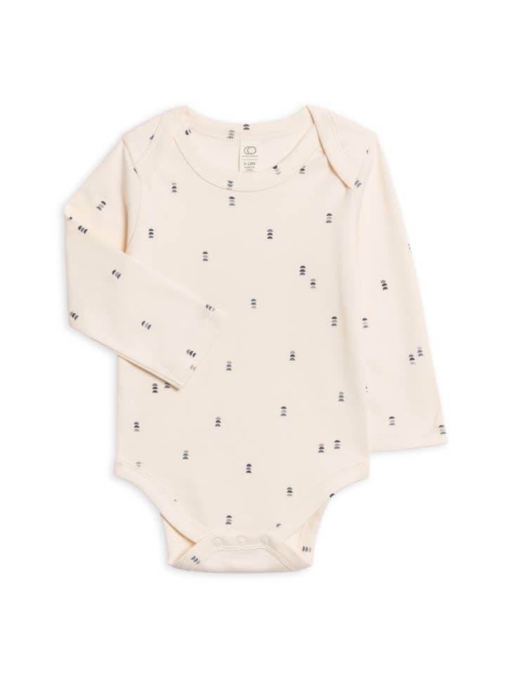 Organic River Bodysuit - Bent/Mist + Navy