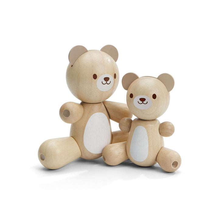 Moveable Wooden Bear and Little Bear