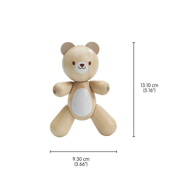 Moveable Wooden Bear and Little Bear