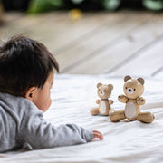 Moveable Wooden Bear and Little Bear