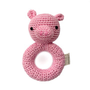 Hand Crocheted Ring Rattle - Various
