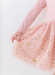 Bamboo + Tulle Holiday Twinkle Star Dress - Stella