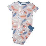 Short Sleeve Pajamas - Surfboards