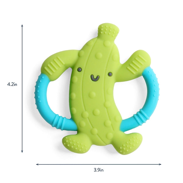 Chew Crew Silicone Teether - Pickle