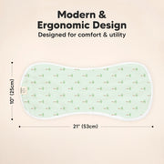 Organic Urban Burp Cloths - Roarsome - Set of 5