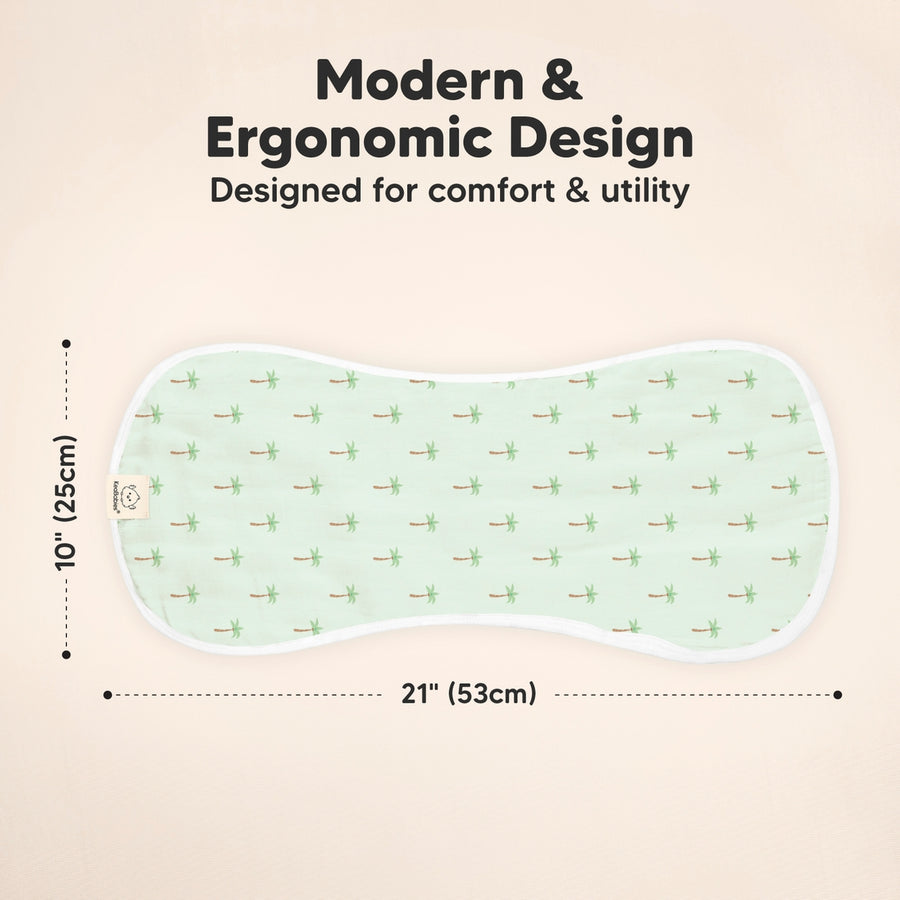 Organic Urban Burp Cloths - Roarsome - Set of 5