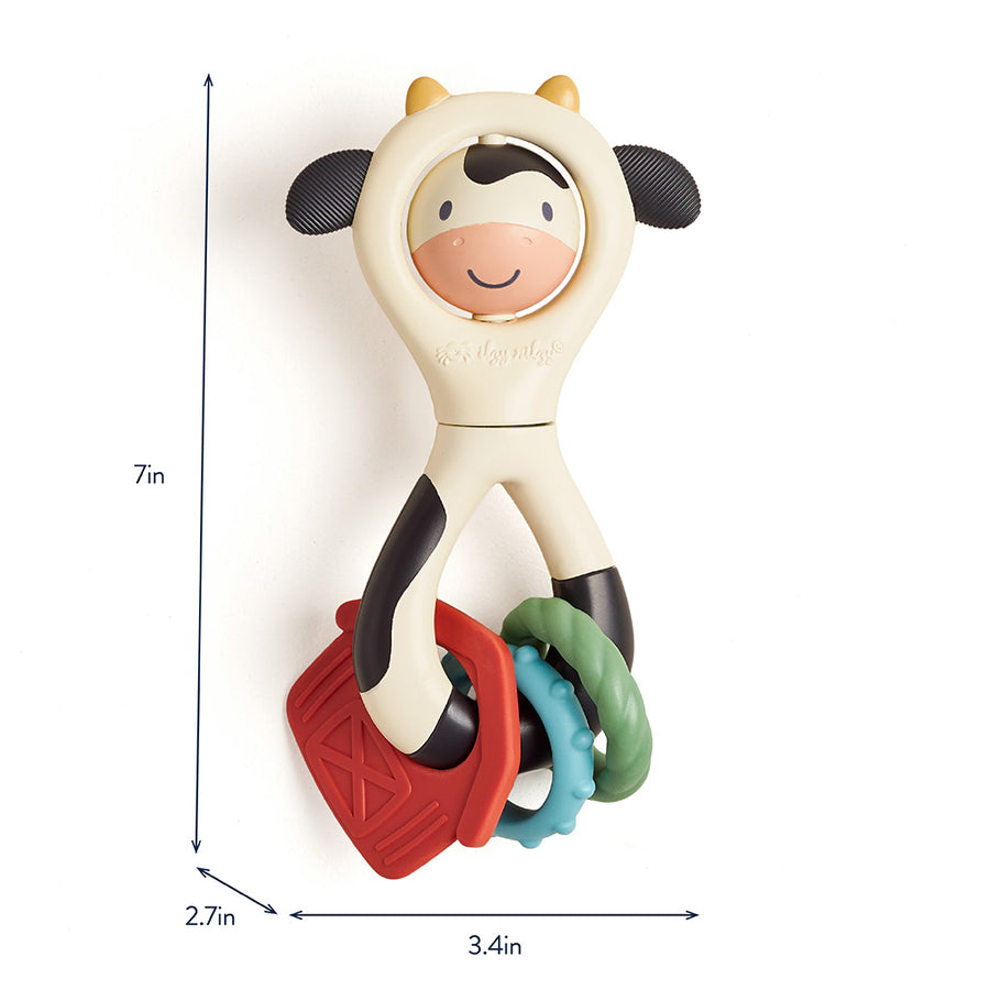 Itzy Spinner Rattle - Cow