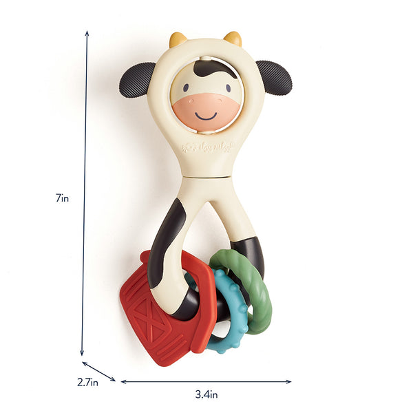 Itzy Spinner Rattle - Cow