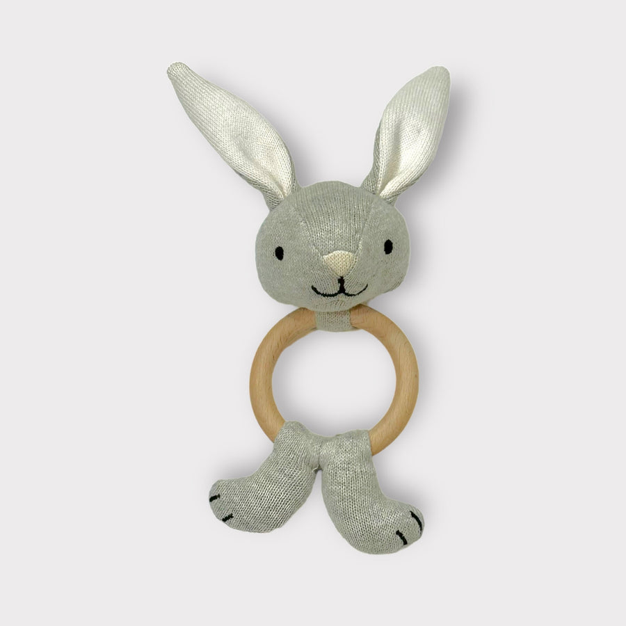 Wooden Rings Rattle Organic Wooden Ring Rattle - Various Options – Green Bean Baby Boutique