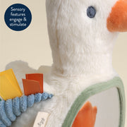 Itzy Bitzy Sensory Tummy Time Mirror - Goose