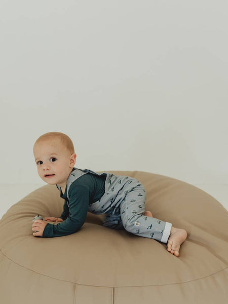 Baby Pocket Overalls Set - Retro Cars