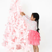 Twirly Long Sleeve Tutu Dress and Cartwheel Short - Bow Trellis Tree