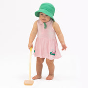 Polo Tennis Dress - Striped Golf