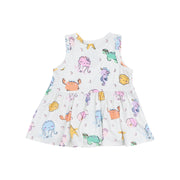 Peplum Tank and Bike Short - Cutie Sea Creatures