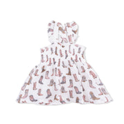 Smocked Top with Bloomer - Cowgirl Boots