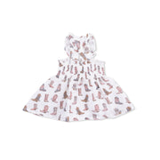 Smocked Top with Bloomer - Cowgirl Boots