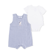 Sleeveless Jon Jon with Bodysuit - Cute Farm Animals