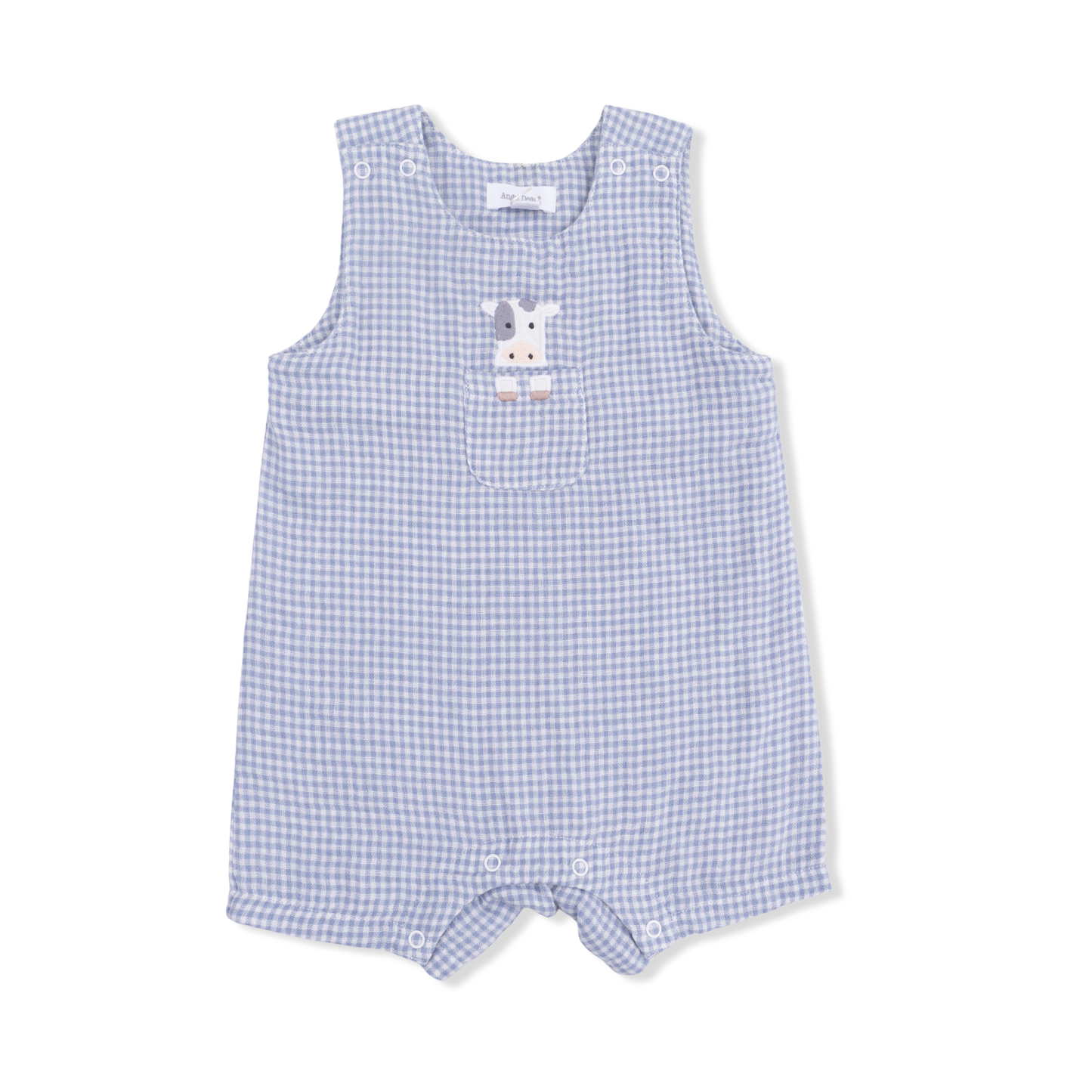Sleeveless Jon Jon with Bodysuit - Cute Farm Animals