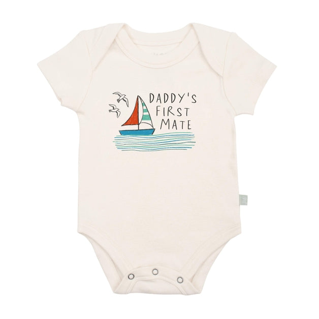 Graphic Onesie - Daddy's First Mate