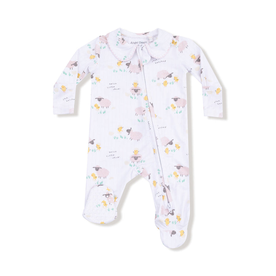 Peter Pan Footie - Just Hatched - Pink