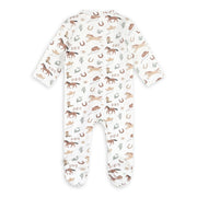 Organic Jersey Howdy Horse Baby Footie